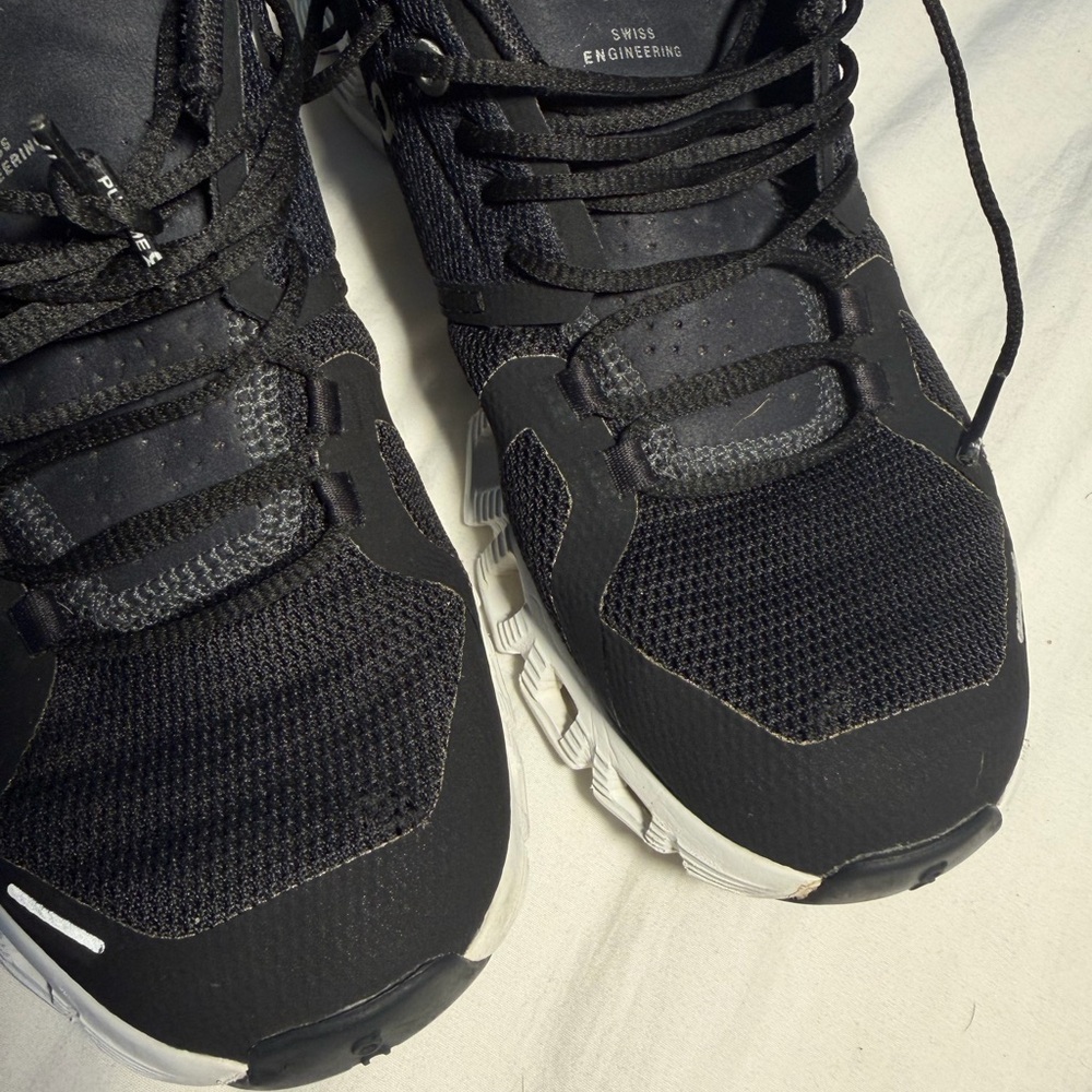 On Running Black and White Sneakers - Picture 5 of 7